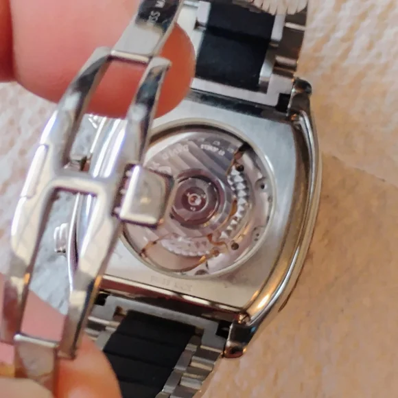 David Yurman Diamond Thoroughbred Silver and Black Chronograph Watch - Picture 9 of 16